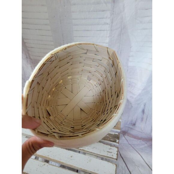 Shabby chic skeleton basket unique large sugar sku - Picture 9 of 10